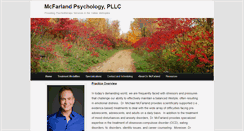 Desktop Screenshot of mcfarlandpsychology.com