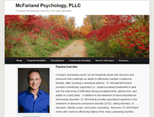 Tablet Screenshot of mcfarlandpsychology.com